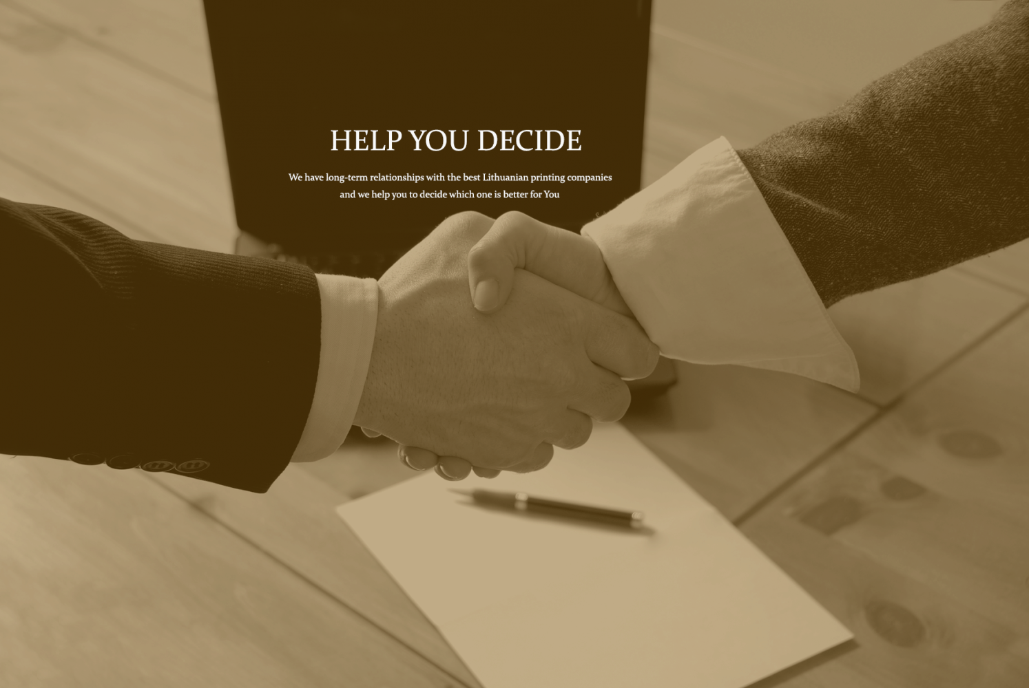 Help you decide printing-house