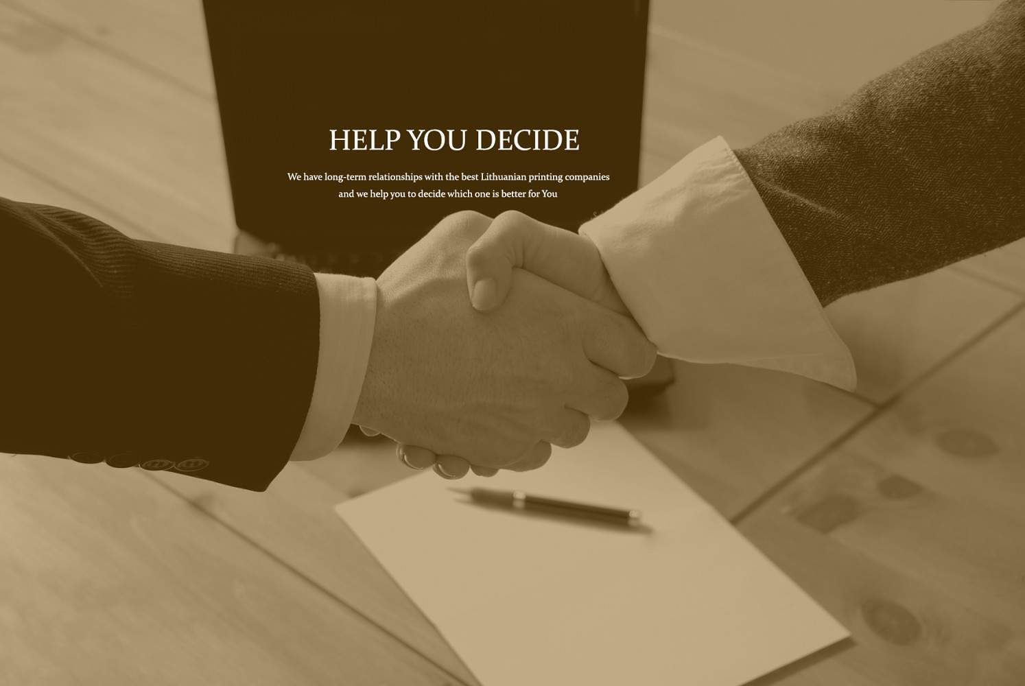 Help you decide printing-house